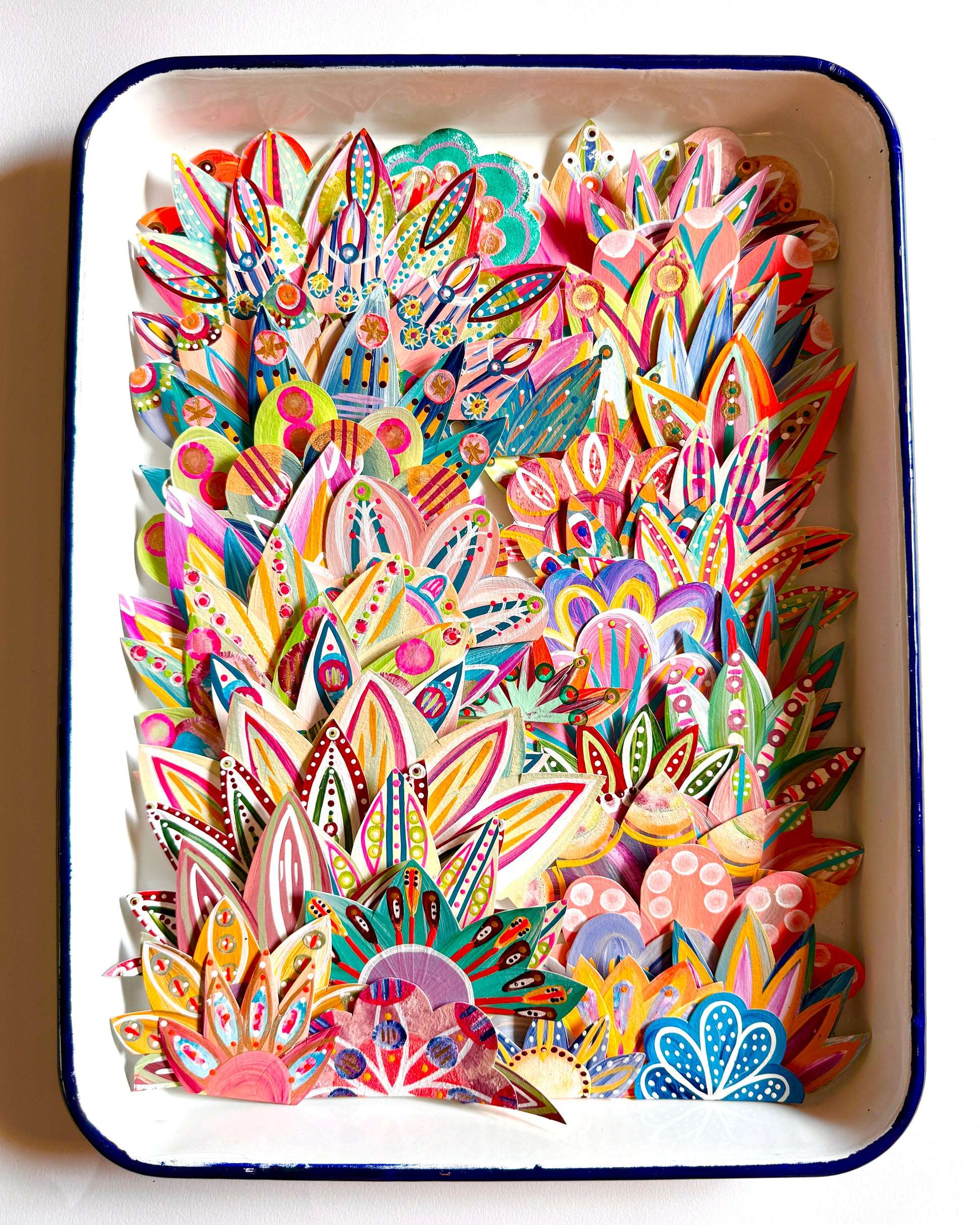 Funky floral collage, Colorful wall art, Joyful home decor, World culture inspired, Hand-painted collage, Vibrant flower art, Playful wall art, Global art prints, bohemian wall art