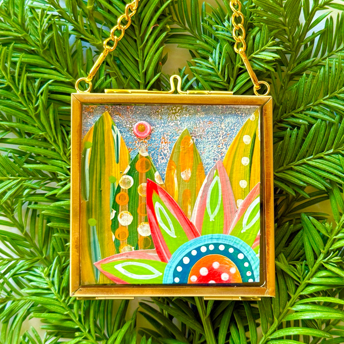 "Stand Proud" 2.5 X 2.5-inch Hanging Frame
