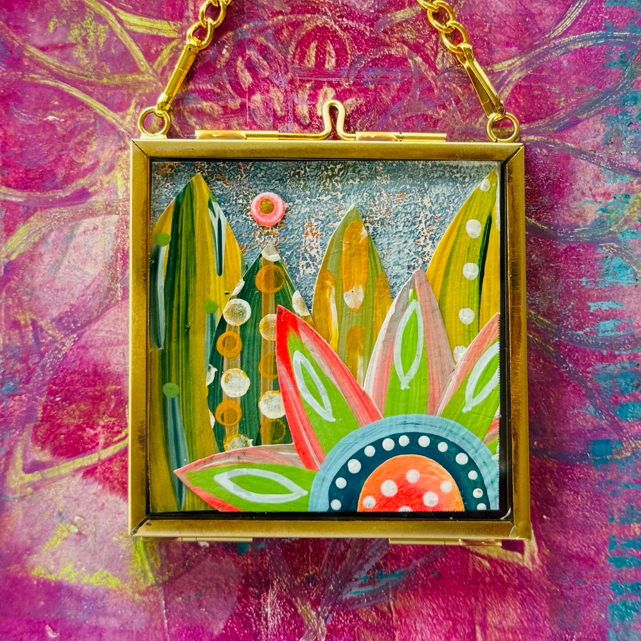 "Stand Proud" 2.5 X 2.5-inch Hanging Frame