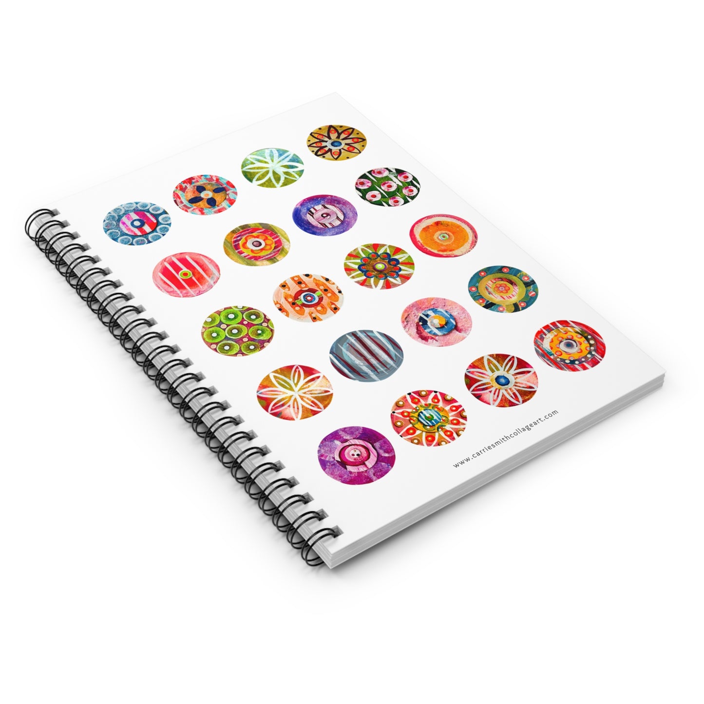 "Happy Circles", Spiral Notebook