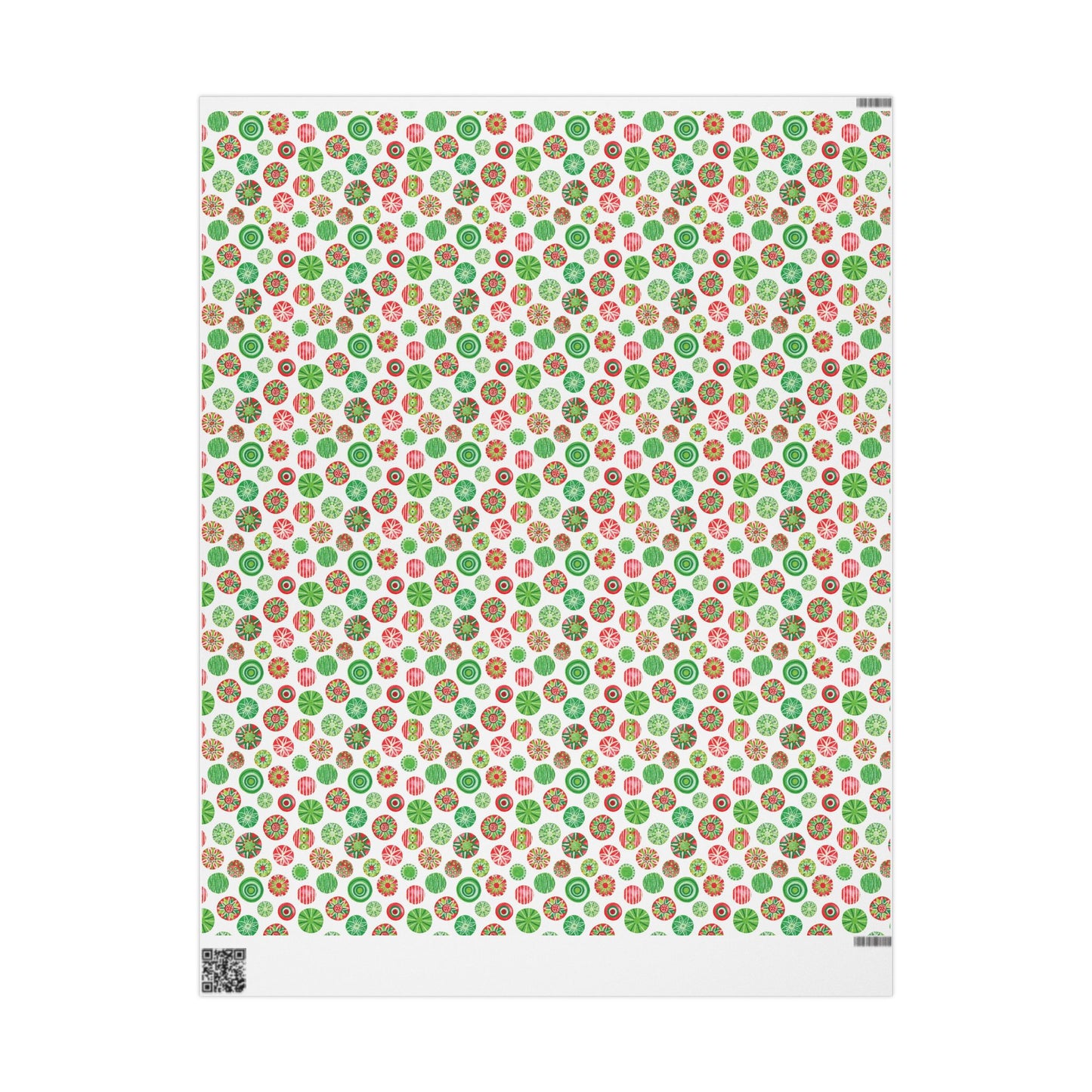 "Festive Circles" Holiday Gift Wrap