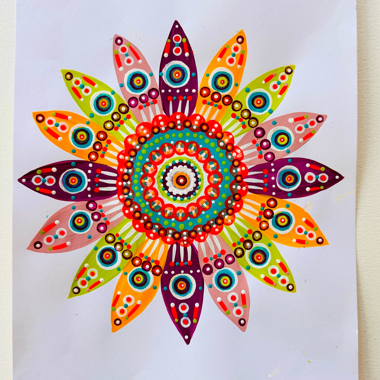 "Festival of Circles" Printable Collage Paper